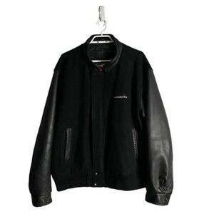 Canada Sportswear Men's Fountain Tire Black Varsity Full Zip Jacket